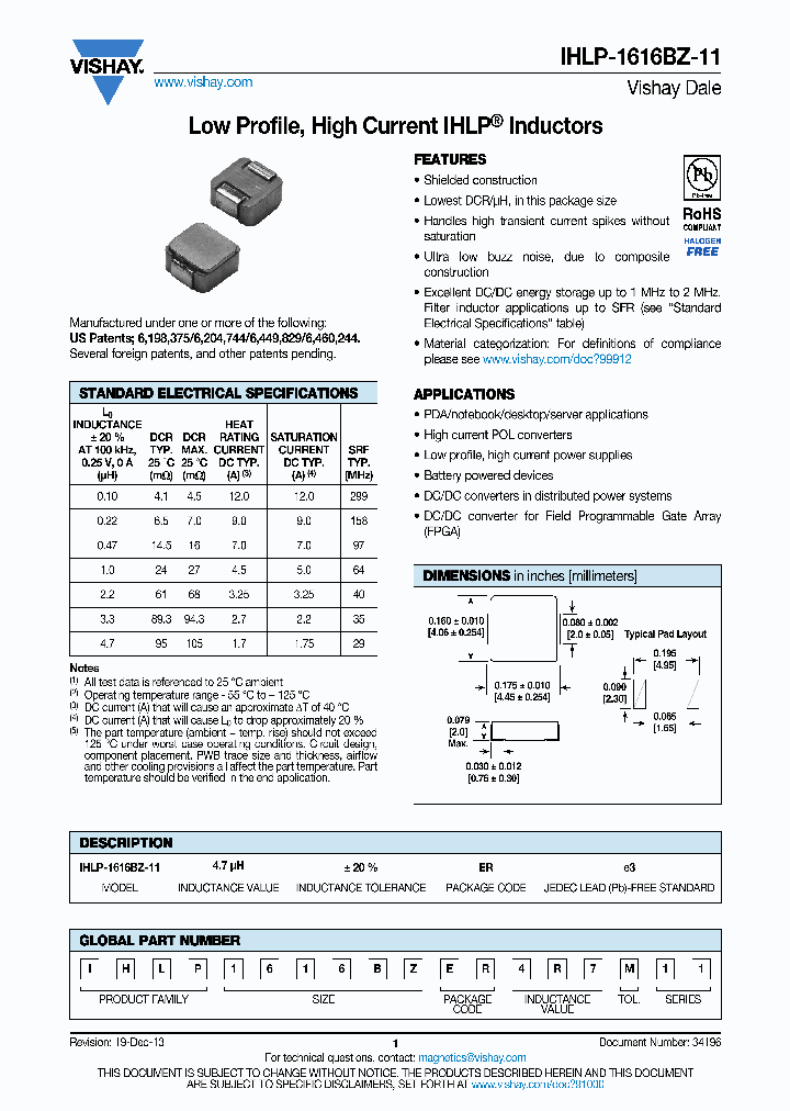 IHLP1616BZER4R7M11_7598227.PDF Datasheet