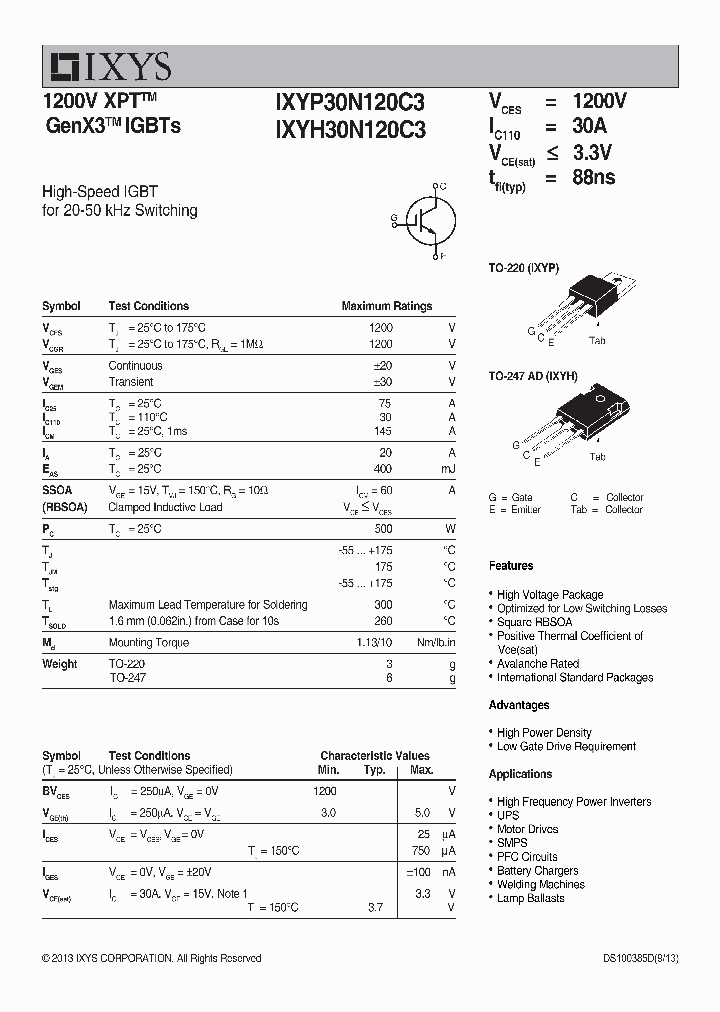 IXYH30N120C3_7600263.PDF Datasheet