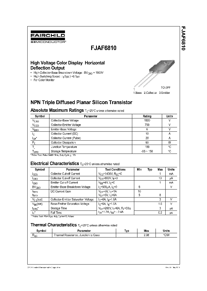 FJAF6810ATU_7608106.PDF Datasheet