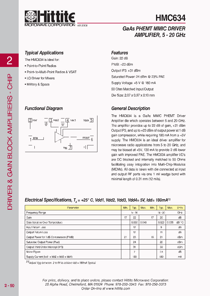 HMC634_7608580.PDF Datasheet