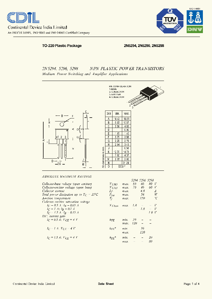 2N5296_7610164.PDF Datasheet