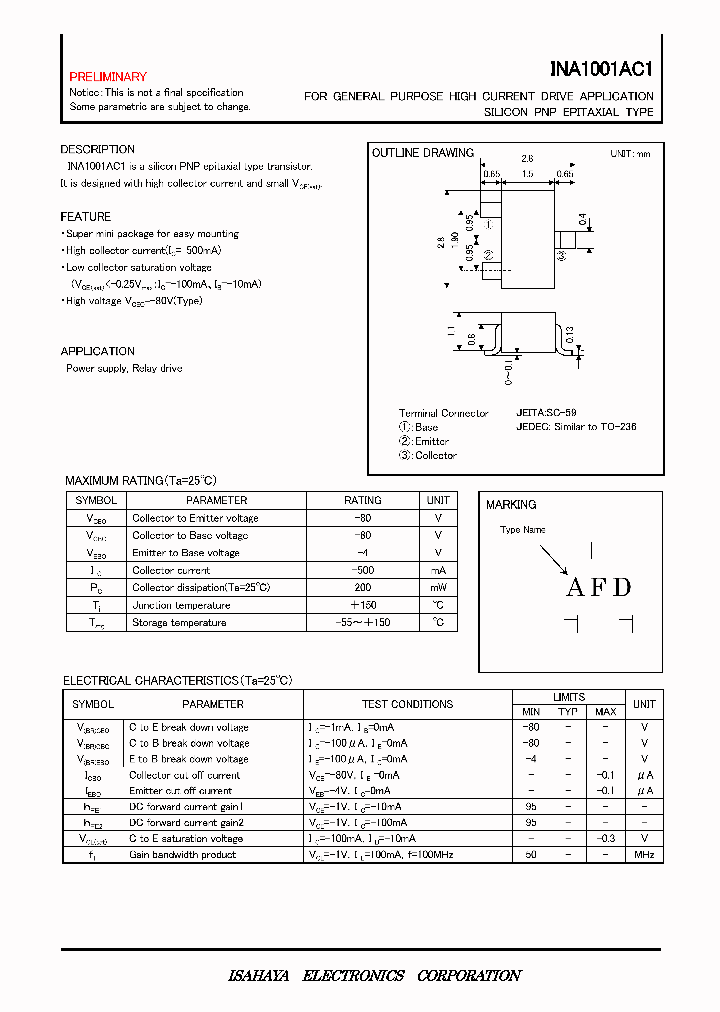 INA1001AC1_7613624.PDF Datasheet