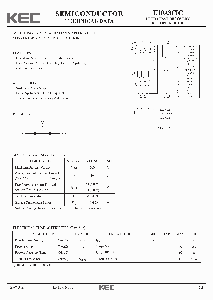 U10A3CIC_7614810.PDF Datasheet