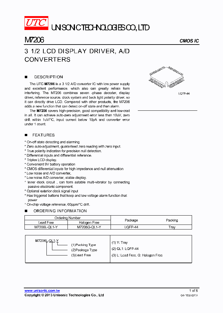 M7206G-QL1-Y_7616431.PDF Datasheet