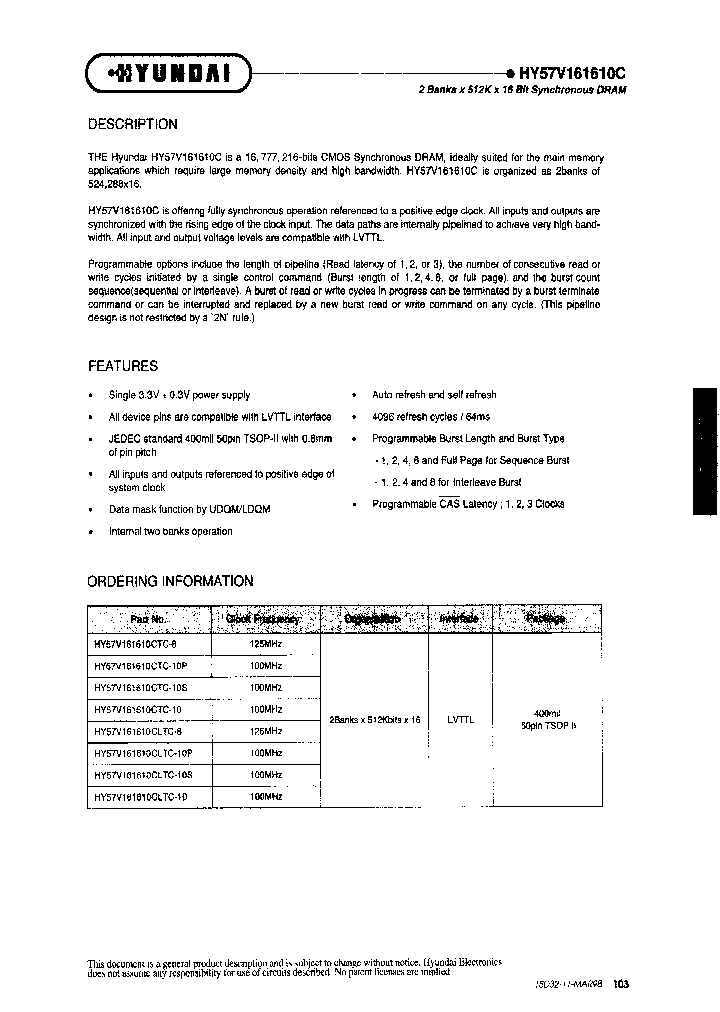 HY57V161610CLTC-10P_7634955.PDF Datasheet