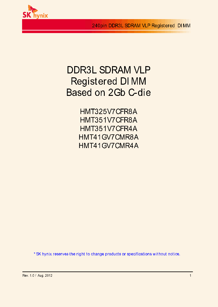 HMT41GV7CMR4A-H9_7635571.PDF Datasheet