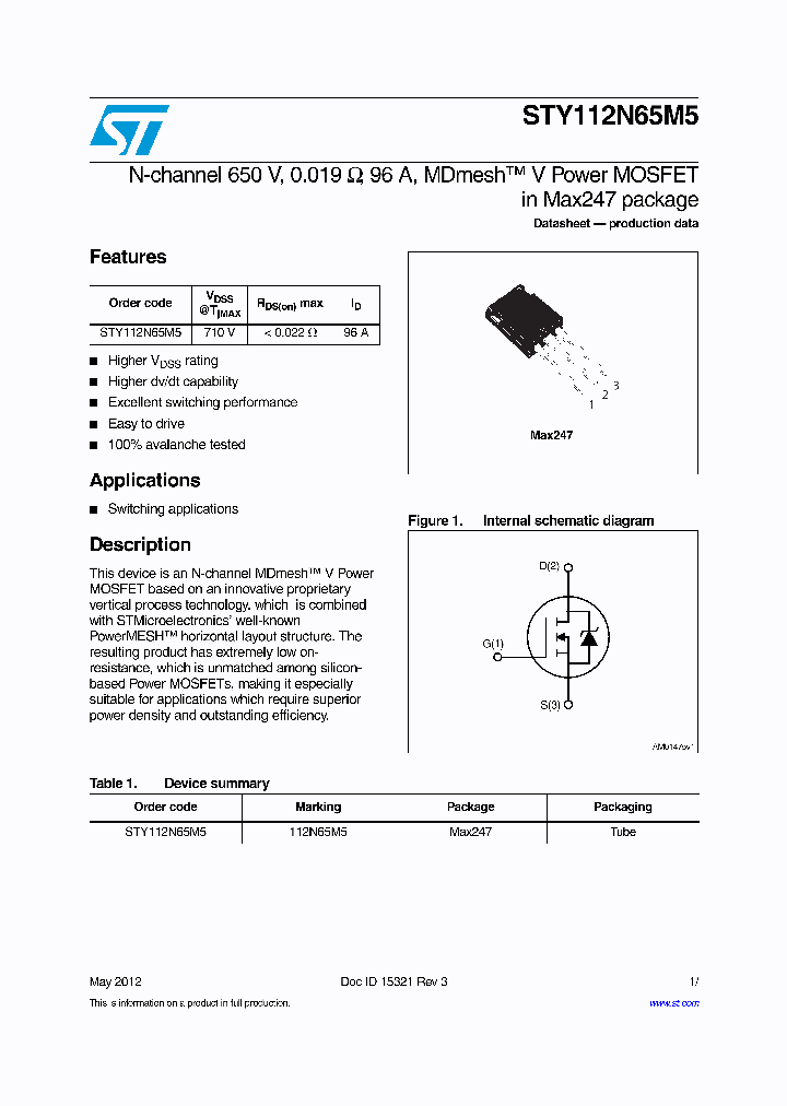 STY112N65M5_7636263.PDF Datasheet