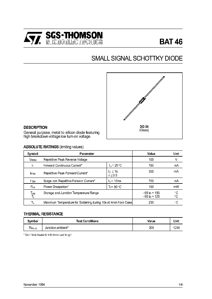 BAT46_7639165.PDF Datasheet