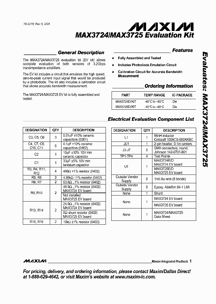 MAX3724EVKIT_7644386.PDF Datasheet