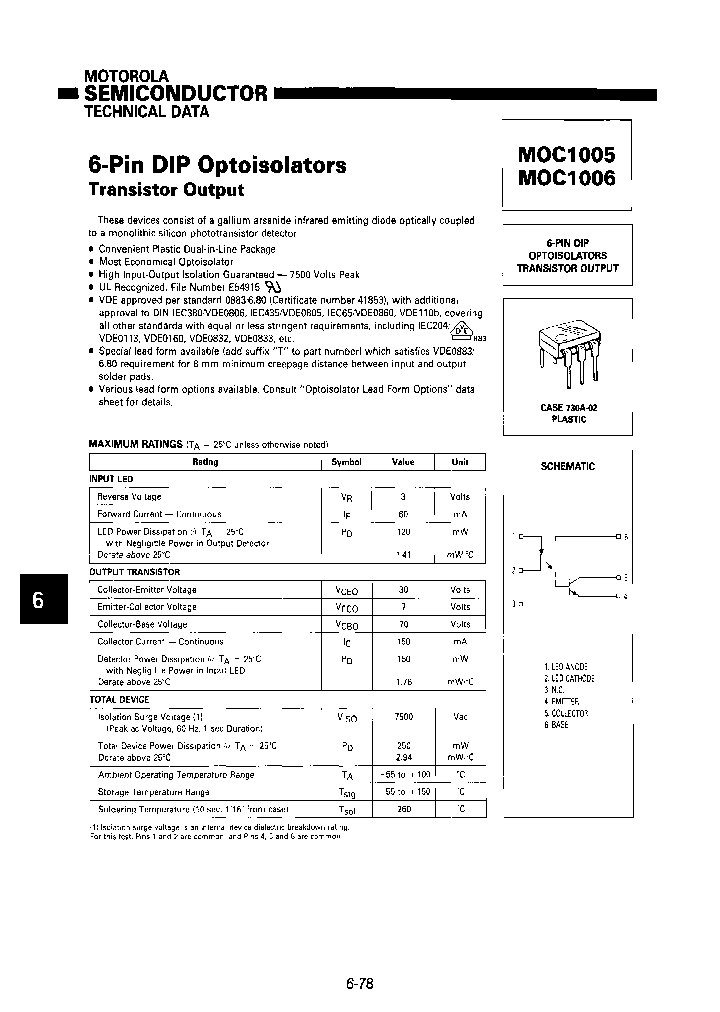 MOC1006S_7648852.PDF Datasheet