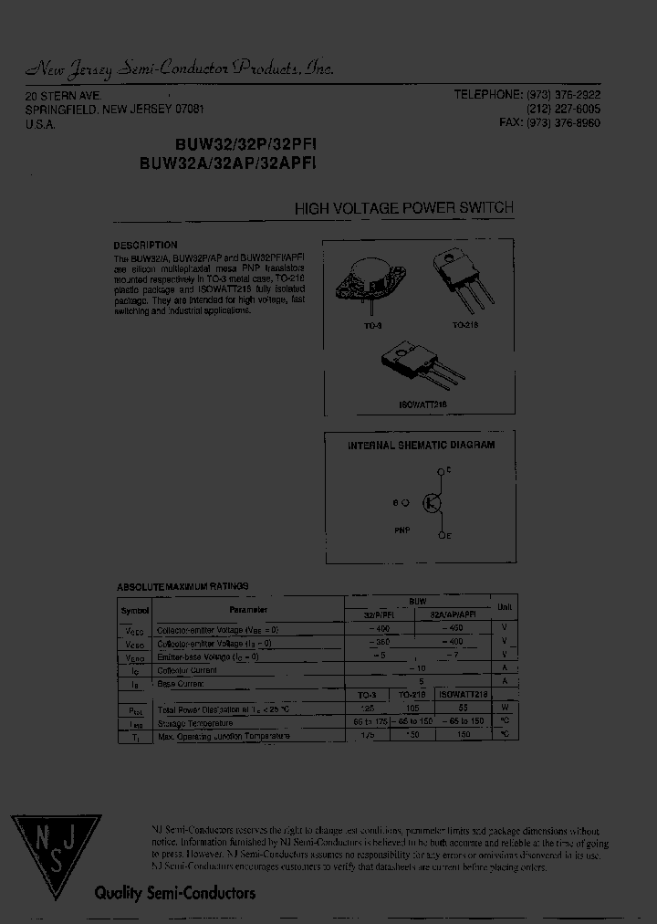 BUW32PFI_7662050.PDF Datasheet