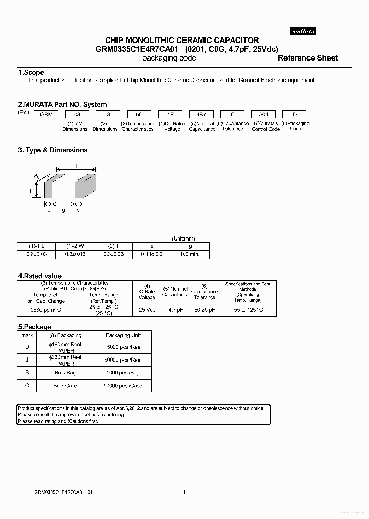 GRM0335C1E4R7CA01_7671618.PDF Datasheet