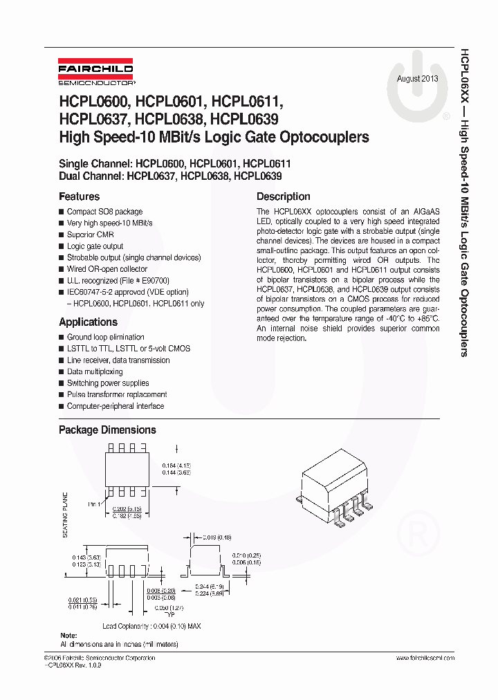 HCPL0637R2_7688807.PDF Datasheet