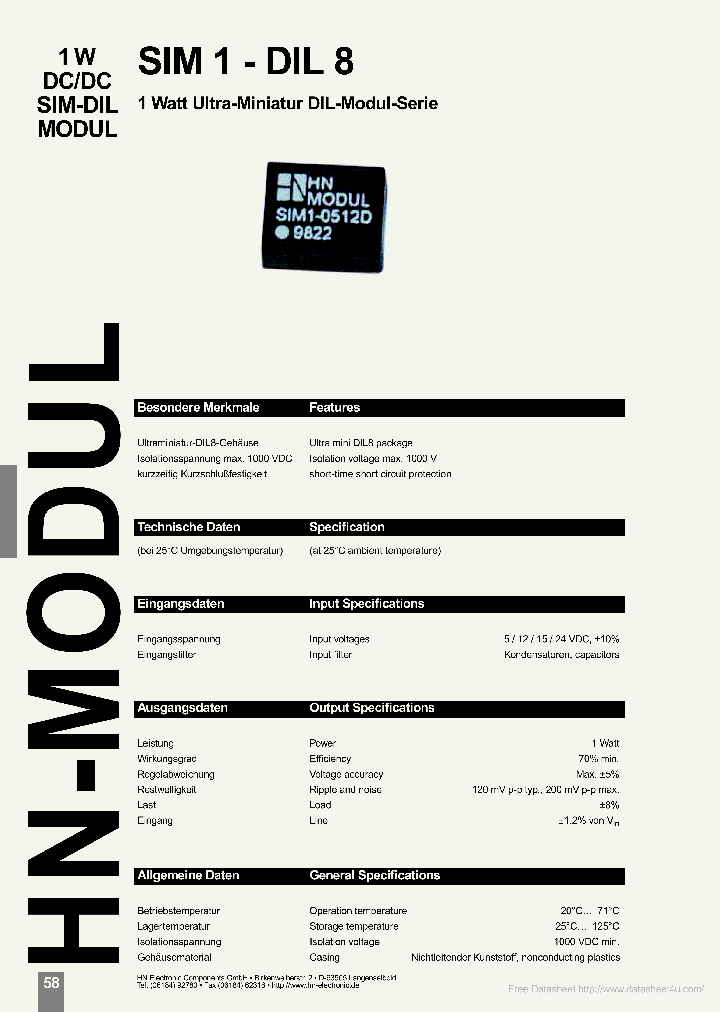 SIM1-0505D-DIL8_7694145.PDF Datasheet