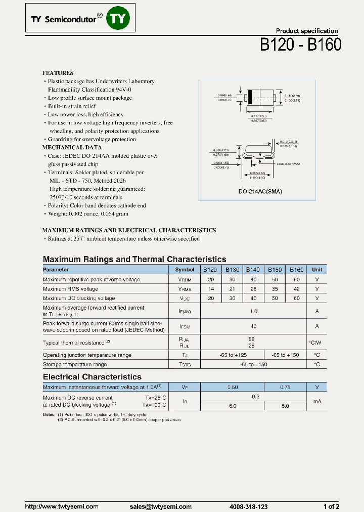B120-B160_7701547.PDF Datasheet