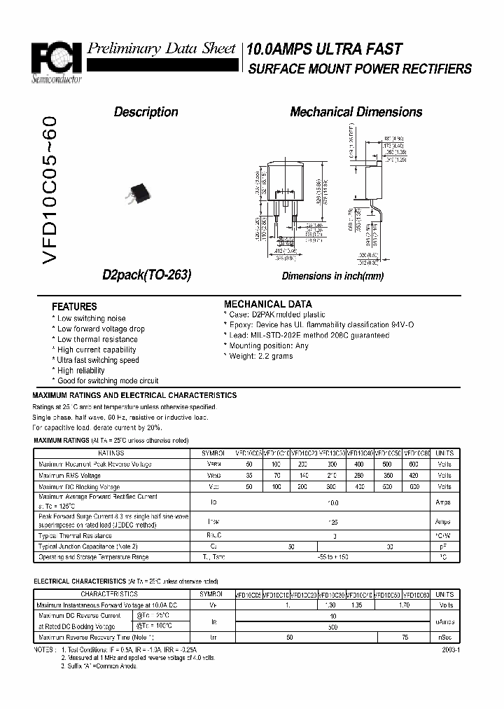 VFD10C10_7705361.PDF Datasheet