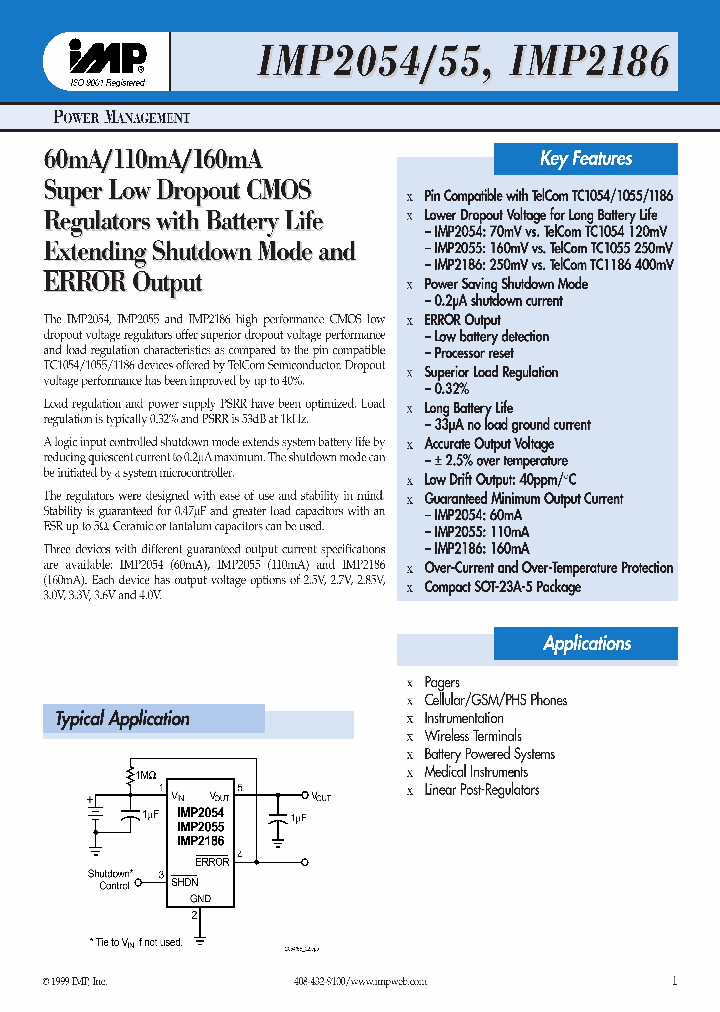IMP2054-285JUKT_7709807.PDF Datasheet