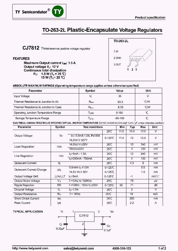 CJ7812-TO263-2L_7720901.PDF Datasheet
