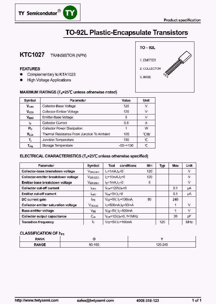 KTC1027_7721746.PDF Datasheet