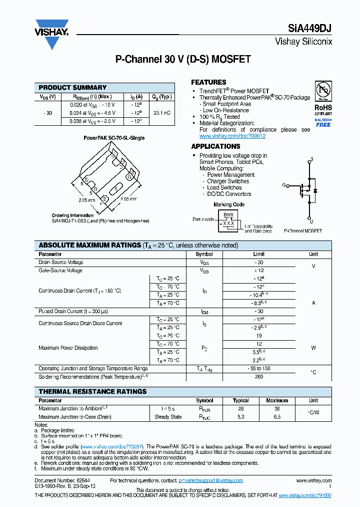 SIA449DJ_7724630.PDF Datasheet