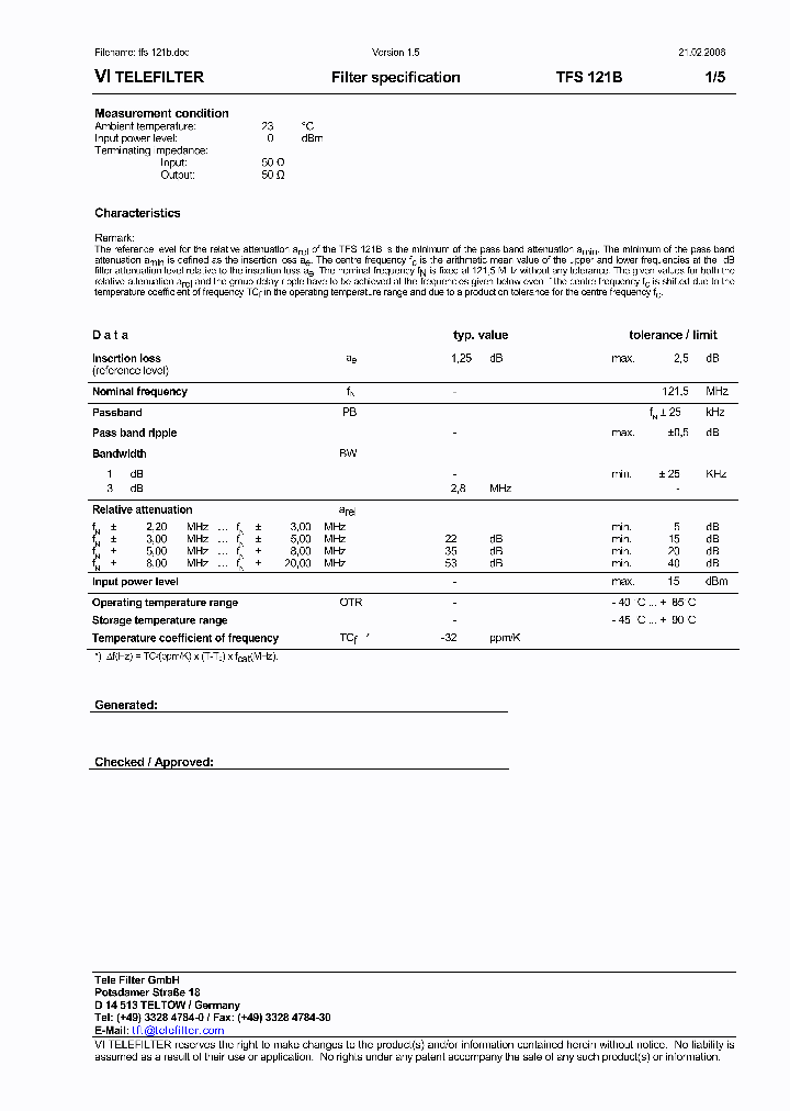 TFS121B_7726681.PDF Datasheet