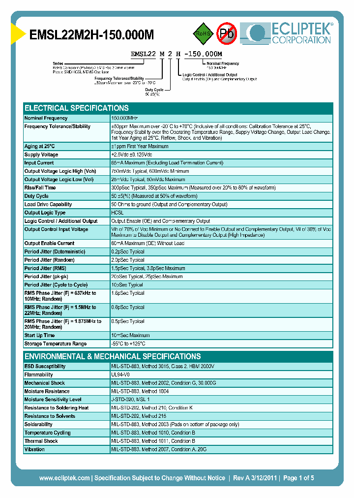 EMSL22M2H-150000M_7734446.PDF Datasheet