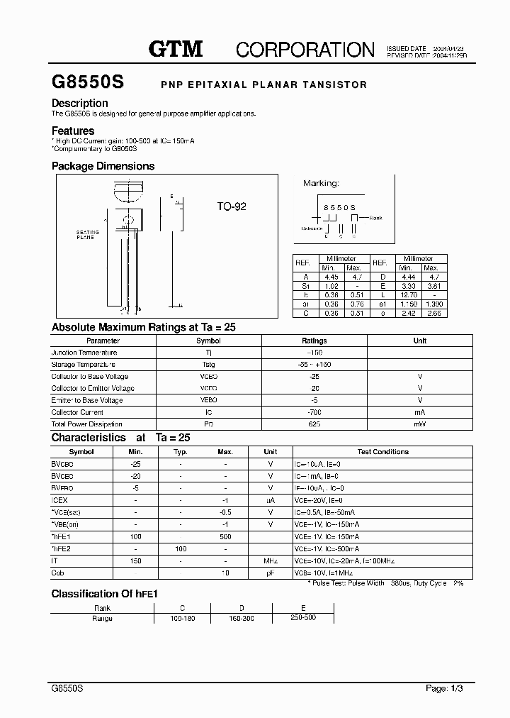 G8550S_7739470.PDF Datasheet