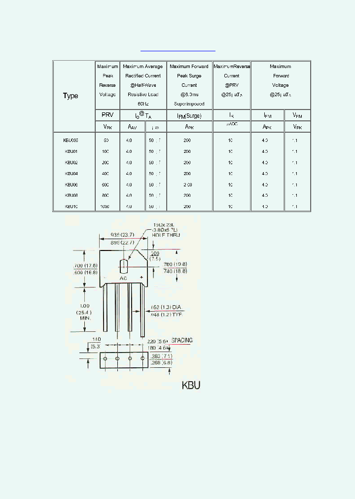 KBU01_7740365.PDF Datasheet