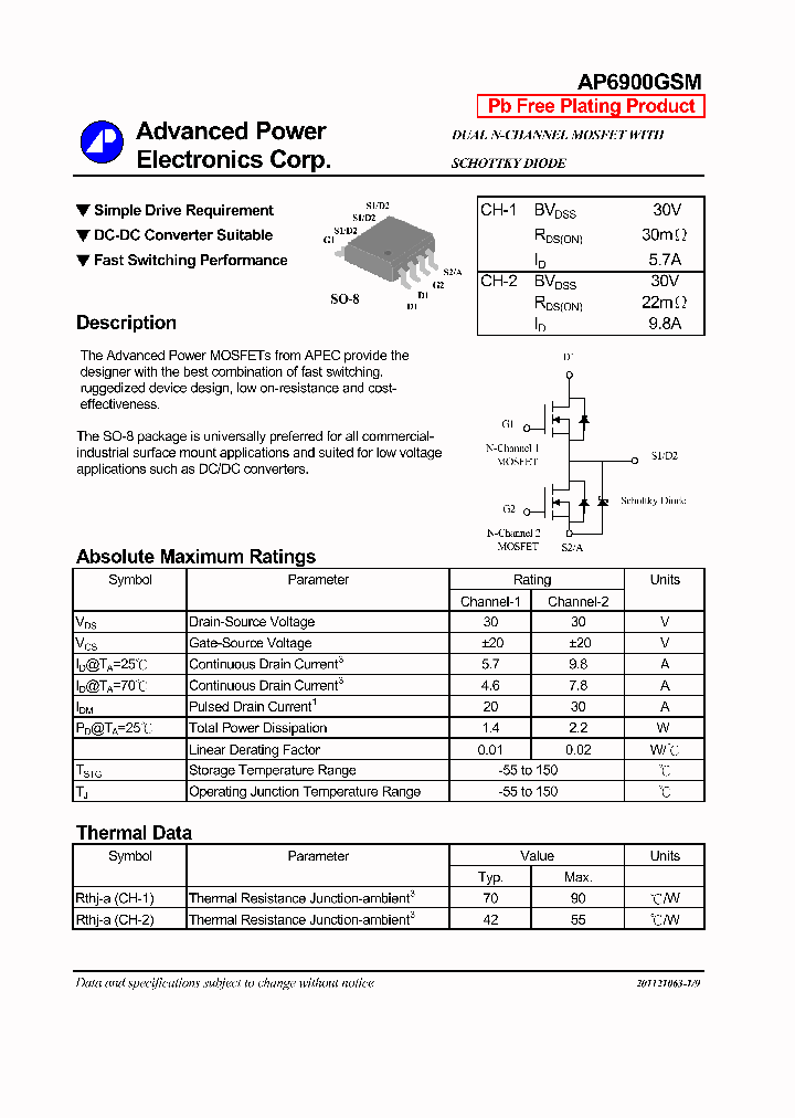 AP6900GSM_7742417.PDF Datasheet