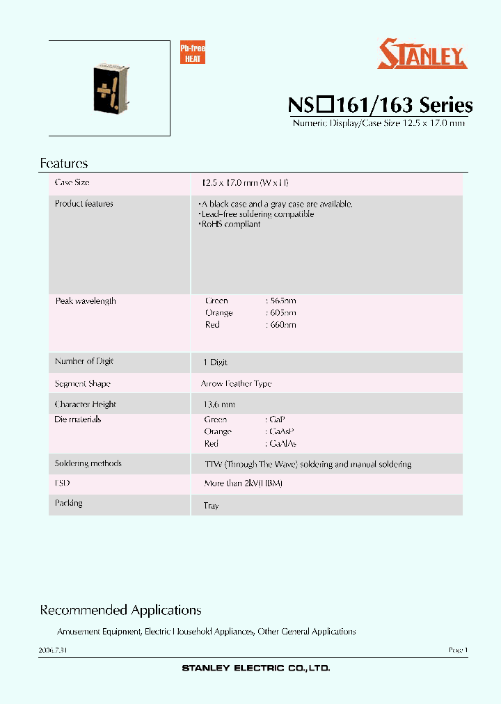 NSR161-B_7742786.PDF Datasheet