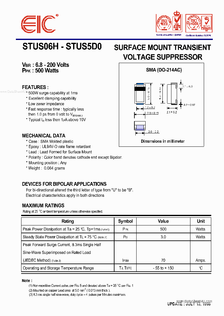 STUSXXX_7740595.PDF Datasheet