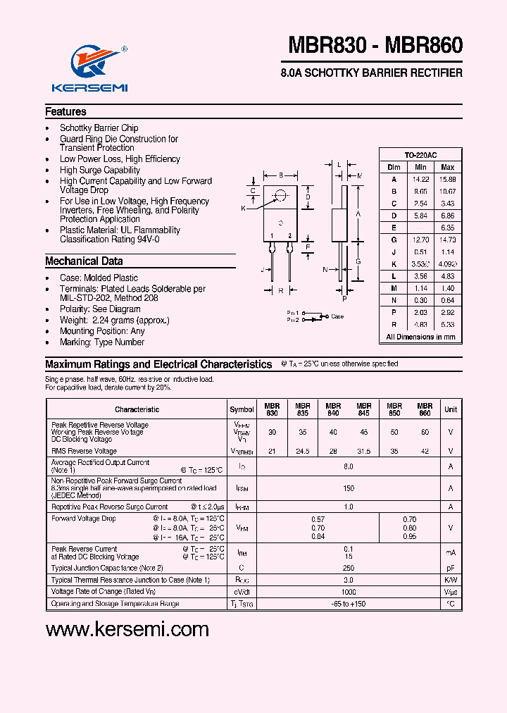 MBR830_7761007.PDF Datasheet