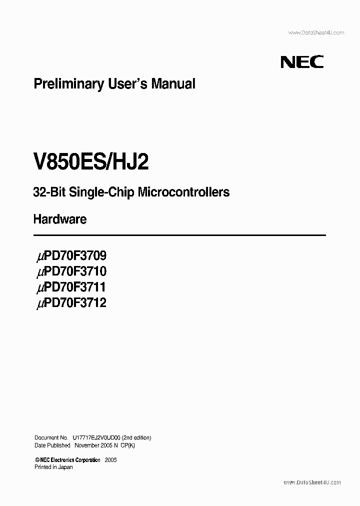 UPD70F3712_7740390.PDF Datasheet