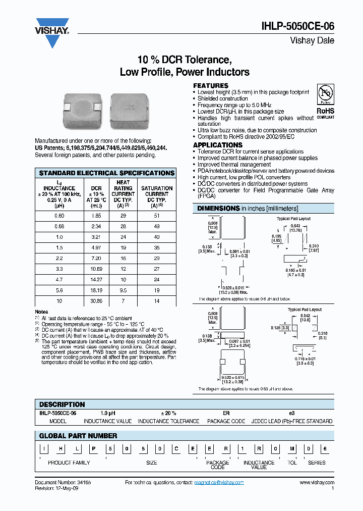 IHLP5050CEER3R3M06_7752677.PDF Datasheet