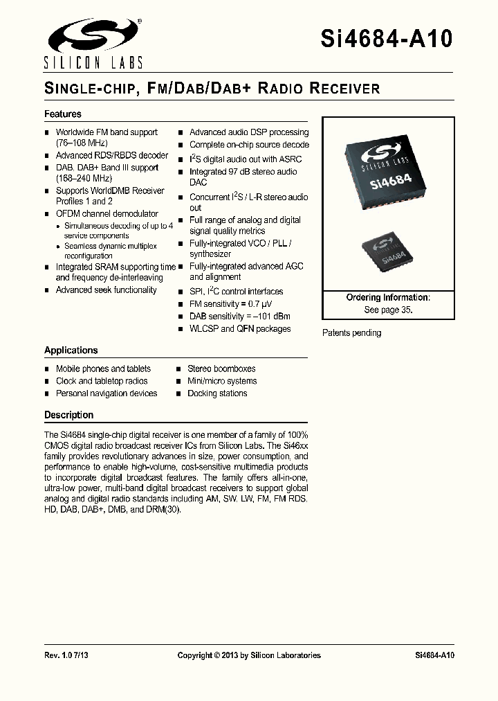 SI4684-A10_7740187.PDF Datasheet