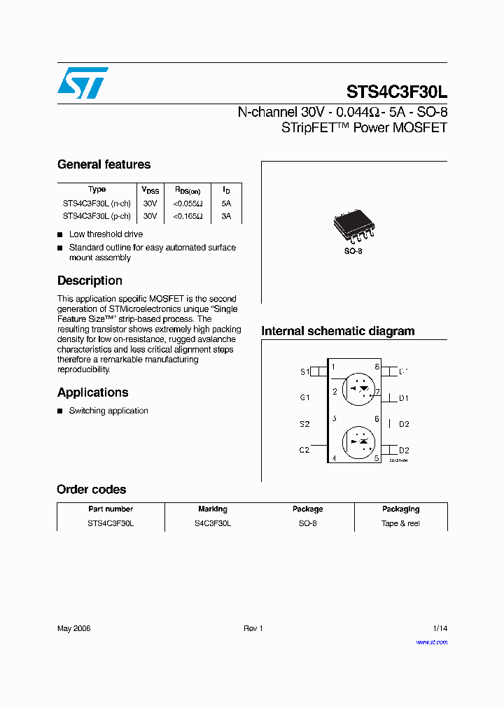 STS4C3F30L_7776795.PDF Datasheet