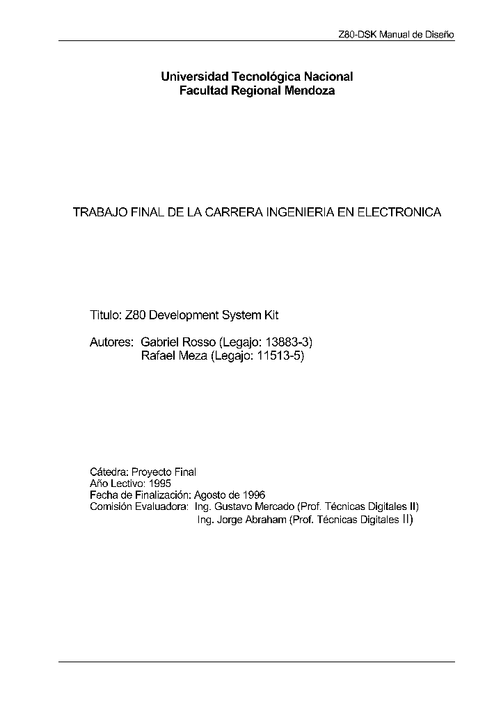 Z80DSK_7746741.PDF Datasheet