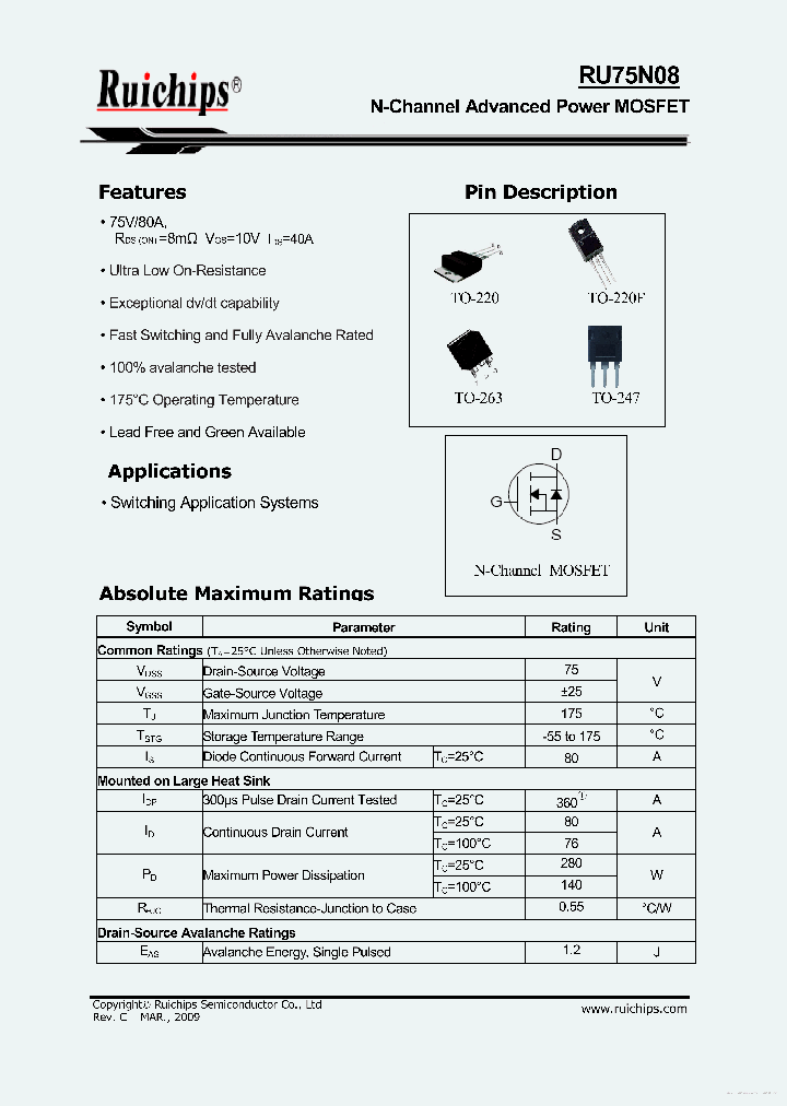 RU75N08_7749183.PDF Datasheet