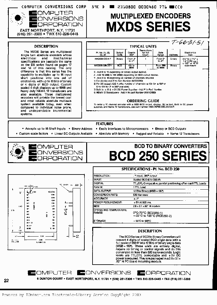 BCD250-1_7758366.PDF Datasheet