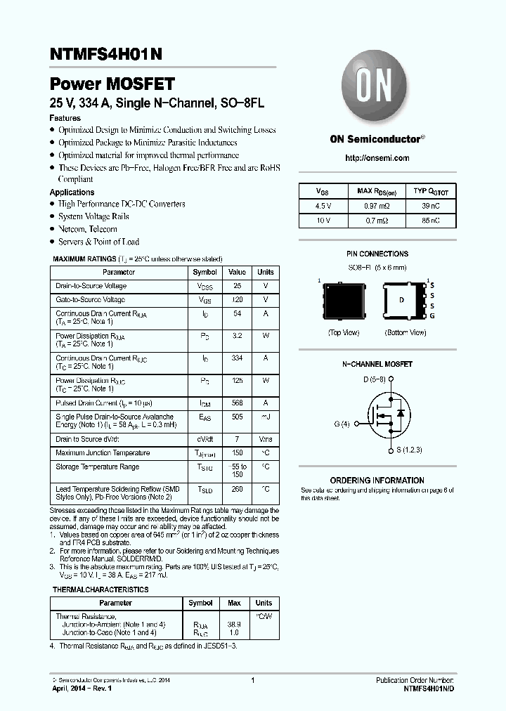 NTMFS4H01N_7762018.PDF Datasheet