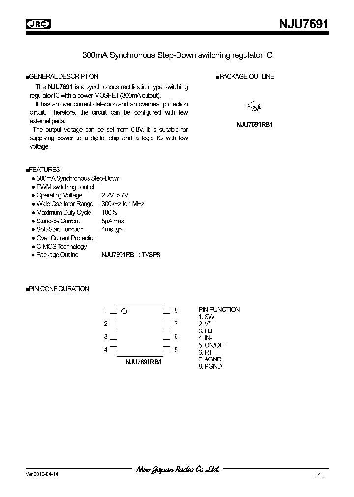 NJU7691_7784200.PDF Datasheet