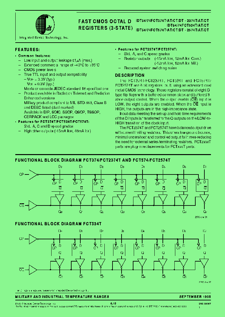 IDT54FCT534CTEB_7762754.PDF Datasheet