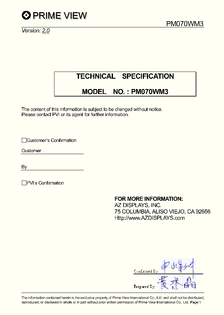 PM070WM3_7803450.PDF Datasheet
