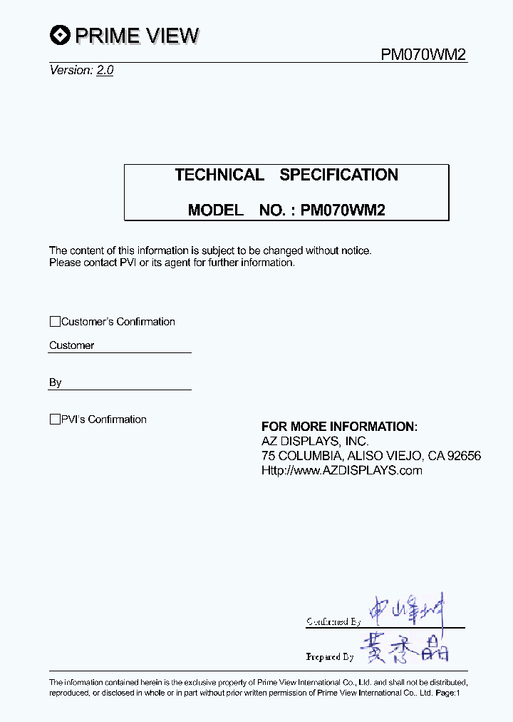 PM070WM2_7803447.PDF Datasheet