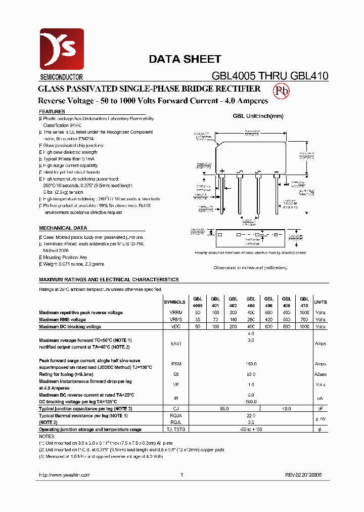 GBL4005_7811233.PDF Datasheet