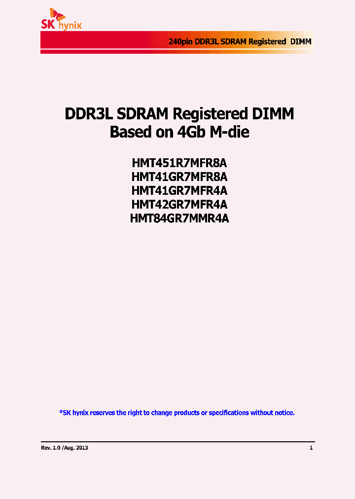 HMT84GR7MMR4A-H9_7812393.PDF Datasheet