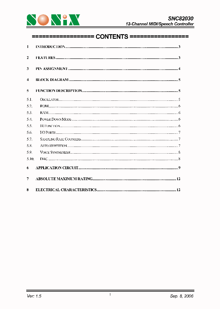 SNC82030_7816150.PDF Datasheet