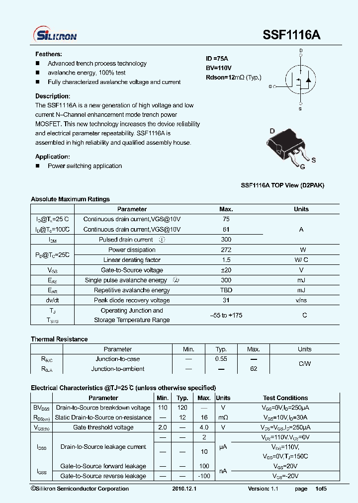 SSF1116A_7815794.PDF Datasheet