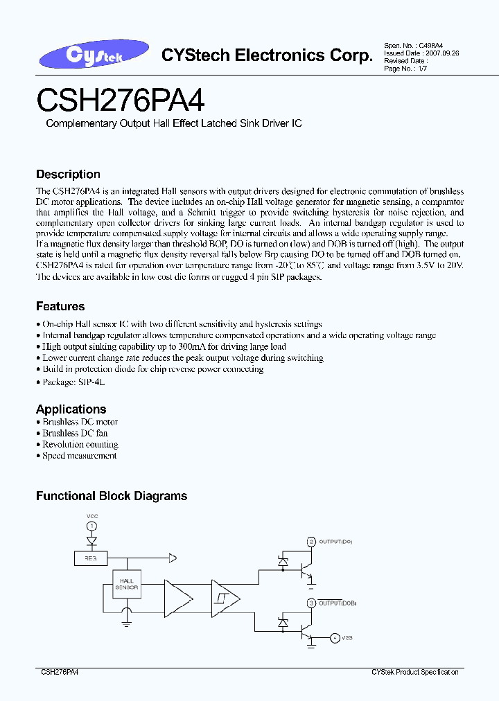 CSH276PA4_7784175.PDF Datasheet