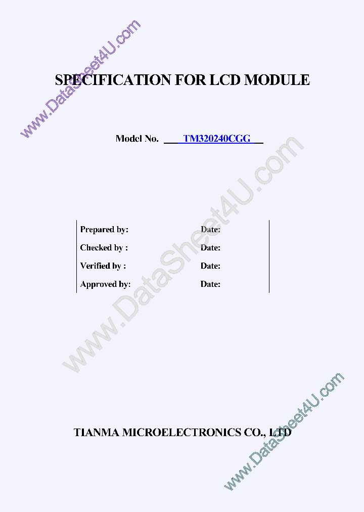 TM320240CGGSPEC_7756378.PDF Datasheet